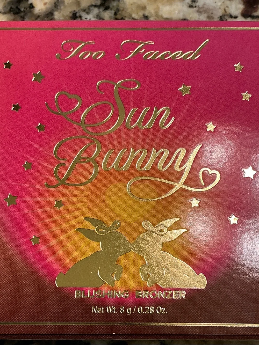 BRAND NEW IN BOX - Too Faced Sun Bunny Blushing Bronzer - Strawberry Bunny
